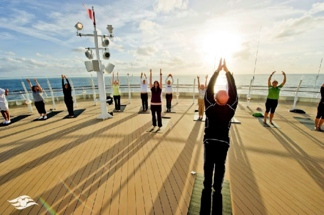 yoga on disney cruise