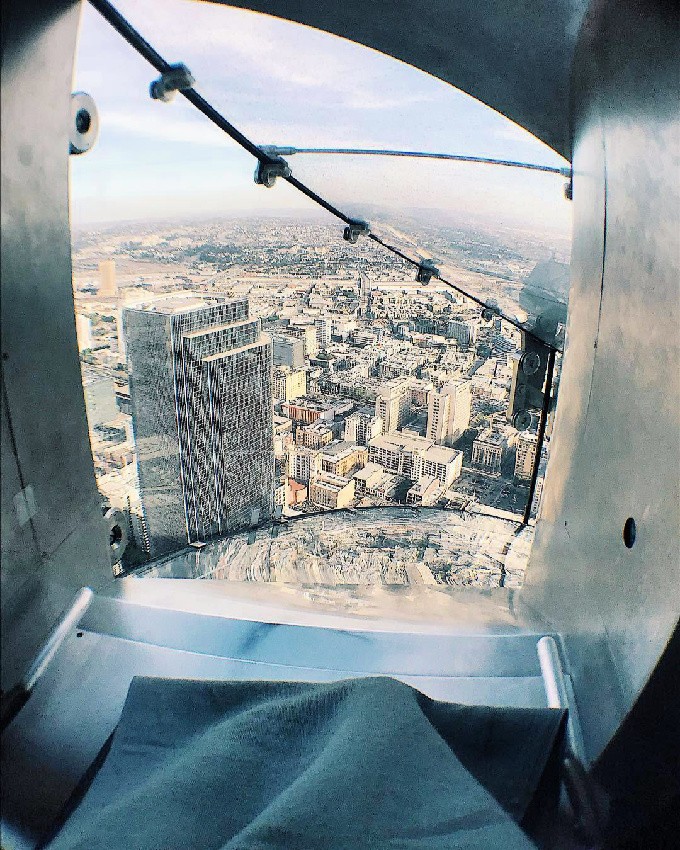 OUE Skyspace slide