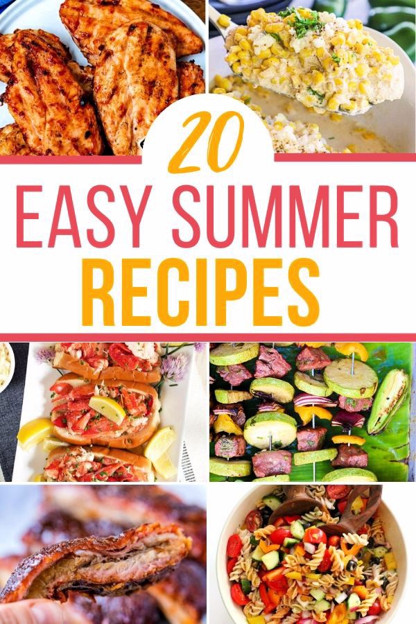 20 Easy Summer Meals for the Family | Recipes | LifeDoneWell